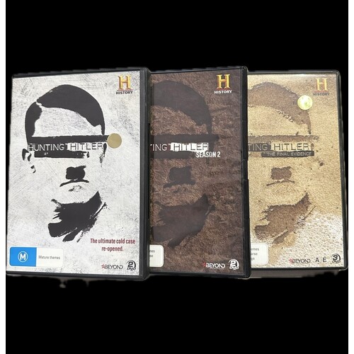 HUNTING HITLER - SEASONS 1, 2 & 3.... DVD BUNDLE, REGION 4