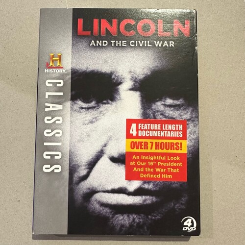 LINCOLN AND THE CIVIL WAR (DVD, 2012, 4-Disc Set) History Channel NEW & SEALED