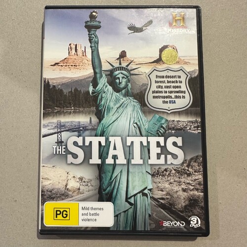 The States (DVD, 2015, 3-Disc Set)  REGION 4 HISTORY CHANNEL