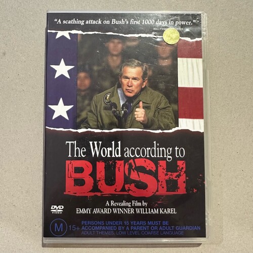 The World According To Bush (DVD, 2004) William Karel documentary, Region 4