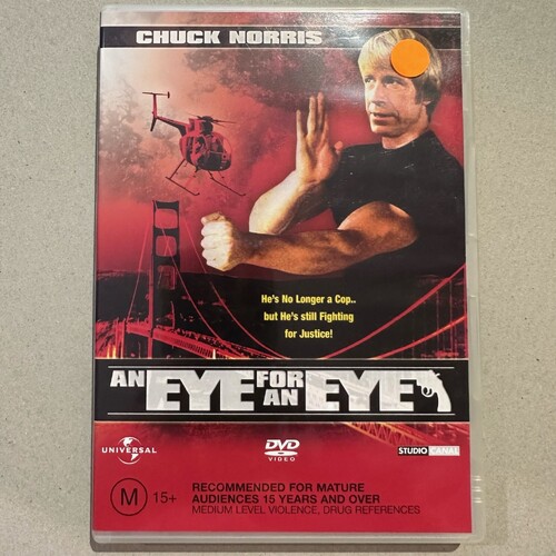 An Eye for an Eye (DVD, 1981) Chuck Norris. Regions 2/4