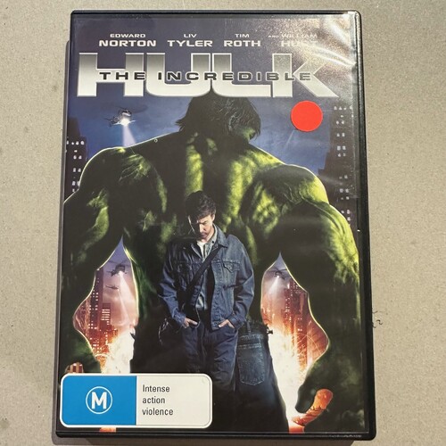 The Incredible Hulk (DVD 2008) Region 4