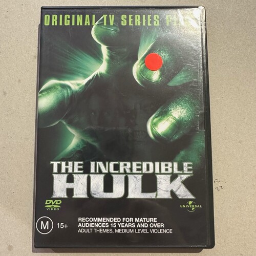 The Incredible Hulk - Original TV Series Pilot, Region 4 DVD