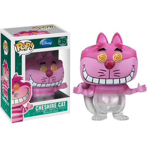 POP! Vinyl Disney - Cheshire Cat (Disappearing) #35 RARE Vaulted with hard plastic pop protector