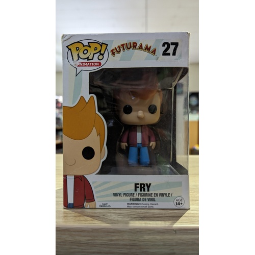 POP! Vinyl Futurama - Fry *not mint box #27 rare