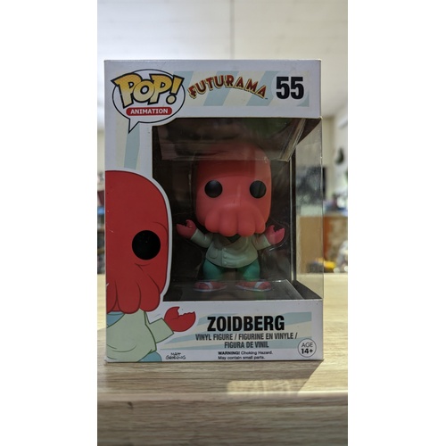 POP! Vinyl Futurama - Zoidberg *not mint box #55 Rare