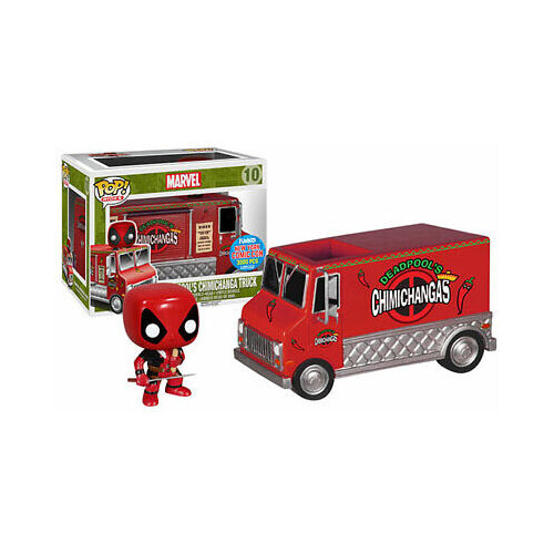 POP! Vinyl Marvel - Deadpool's Chimichanga Truck (Red) NYCC Limited Edition #10