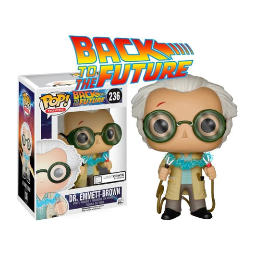 POP! Vinyl Back to the Future - Dr Emmett Brown (LootCrate Sticker) #236