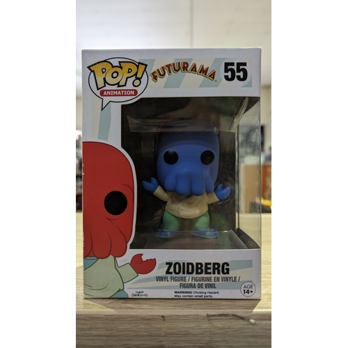 POP! Vinyl Futurama - Universe Blue Zoidberg *not mint box #55 Rare