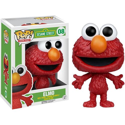 POP! Vinyl Sesame Street - Elmo #08 Figure with Pop Protector