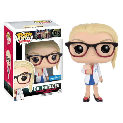 POP! Vinyl Suicide Squad - Dr. Harleen #135 (Walmart Exclusive) with Pop Protector