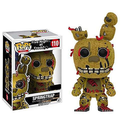 POP! Vinyl Five Nights at Freddy's - Springtrap Flocked #110 with Pop Protector