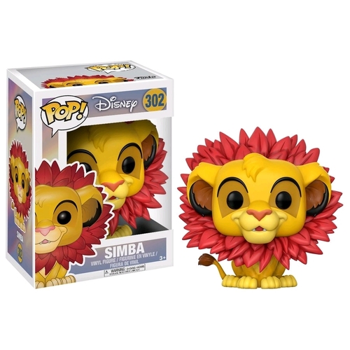 THE LION KING - Simba with leaf mane #302 POP! Vinyl