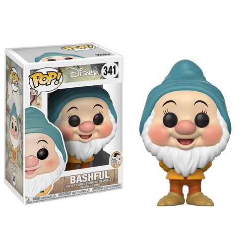 POP! Vinyl Disney Snow White- Bashful Dwarf #341 with Pop Protector