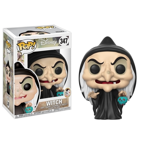 POP! Vinyl Disney Snow White - Witch (with poison apple) #347 with pop protector