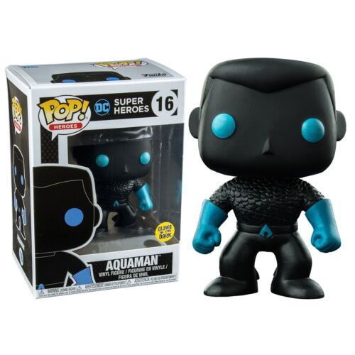 Justice League Aquaman Silhouette Glow Exclusive Pop! Vinyl Figure 16