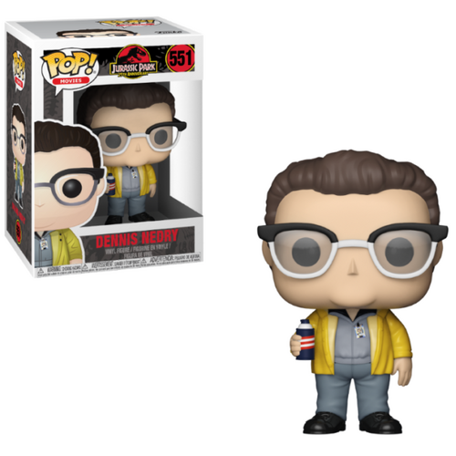 Pop Movies Jurassic Park 25th Anniversary 551 Dennis Nedry Funko Figure 67373