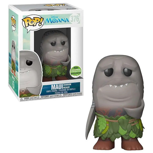 POP! Vinyl Disney Moana - Maui (with shark head) #376 with Pop Protector