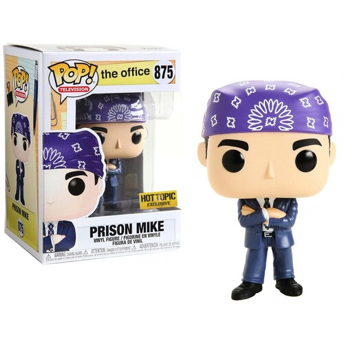 Pop! The Office - Prison Mike #875 Hot Topic Exclusive with Pop Protector