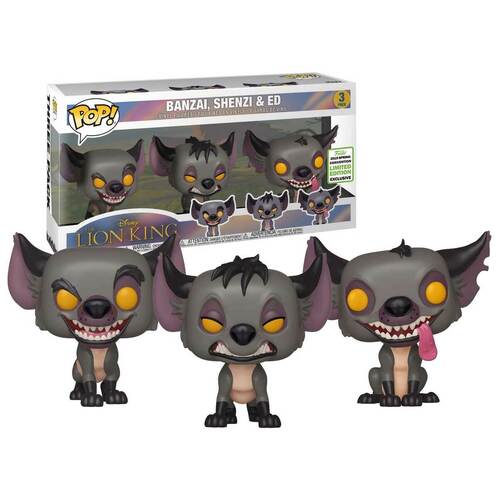 POP! Vinyl the Lion King Hyenas - Banzai, Shenzi & Ed 3 Pack 2019 Exclusive