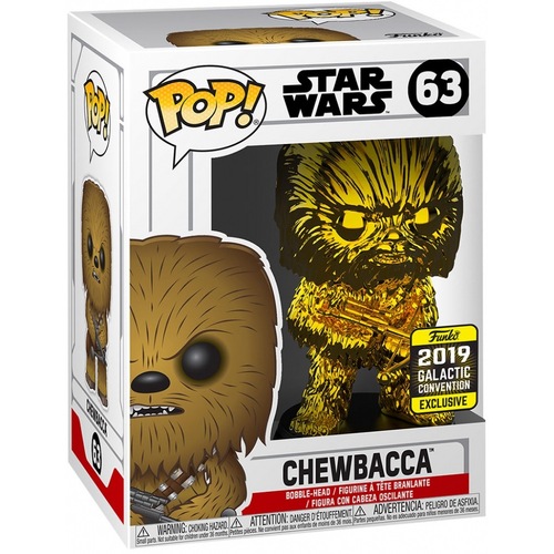 POP ACTION FIGURE OF CHEWBACCA (GOLD) #63