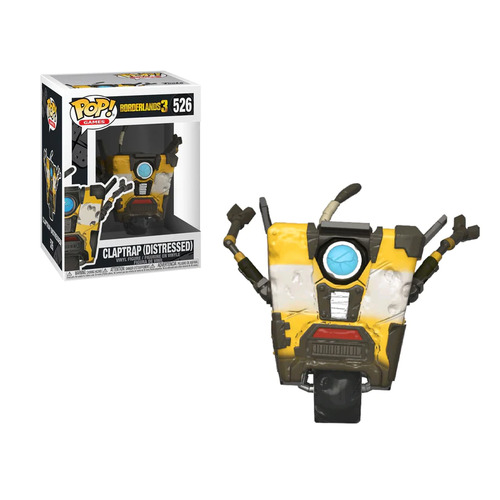 POP! Vinyl Borderlands 3 - Claptrap (Distressed) #526