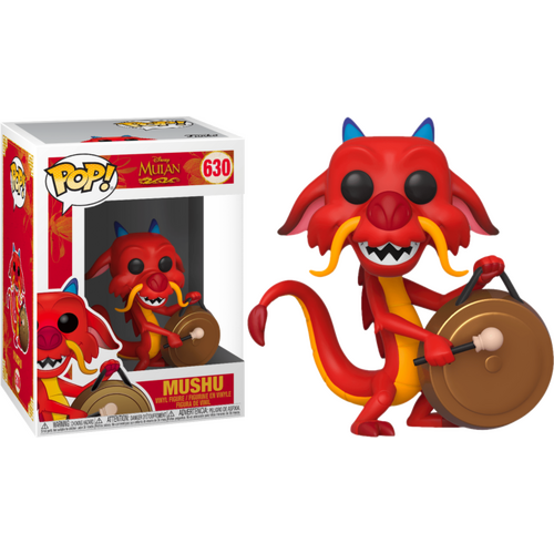 Mulan - Mushu with Gong Pop! Vinyl Figure 630