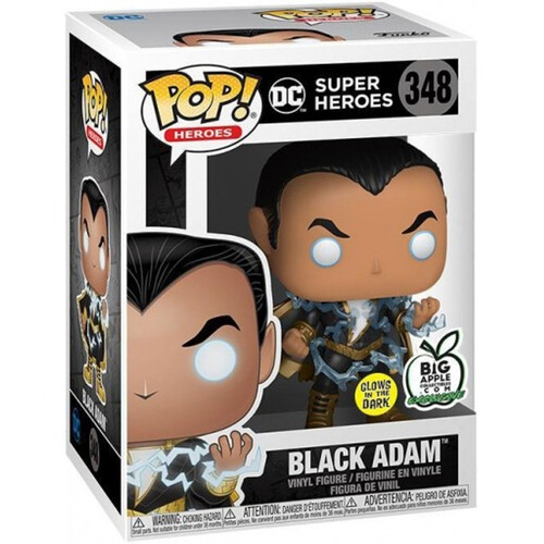 POP! Vinyl DC Heroes - Black Adam #348 GLOW Special Edition Big Apple