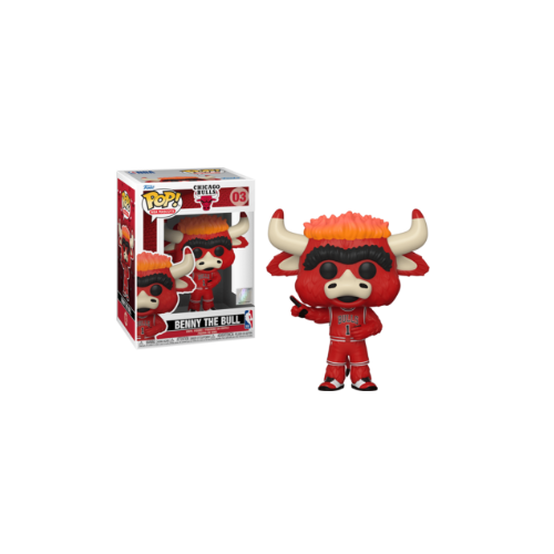 POP! Vinyl Chicago Bulls - Benny the Bull #03 Funko with Protector