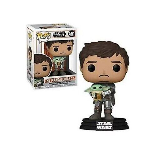 POP! Vinyl Star Wars - The Mandalorian with Grogu #461 Figure