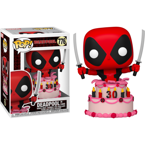 Deadpool - Deadpool in Cake 30th Anniversary Pop! Vinyl Figure #776