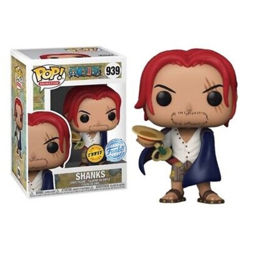 POP! Vinyl One Piece - Shanks #939 CHASE EDITION with Pop Protector