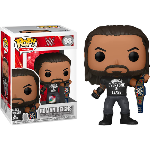 WWE - Roman Reigns with Wreck Everyone Shirt Metallic Pop! Vinyl Figure 98