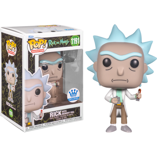 POP! Vinyl Rick and Morty - Rick with Memory Vial #1191