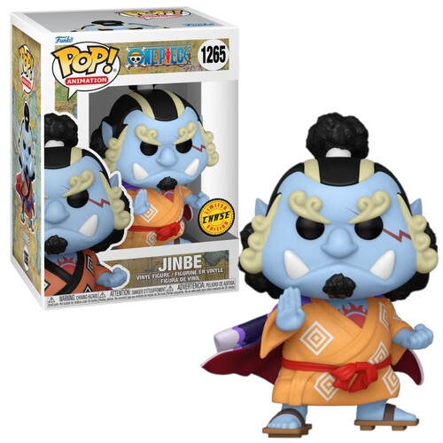 POP! Vinyl One Piece - Jinbe #1265 CHASE EDITION with Pop Protector