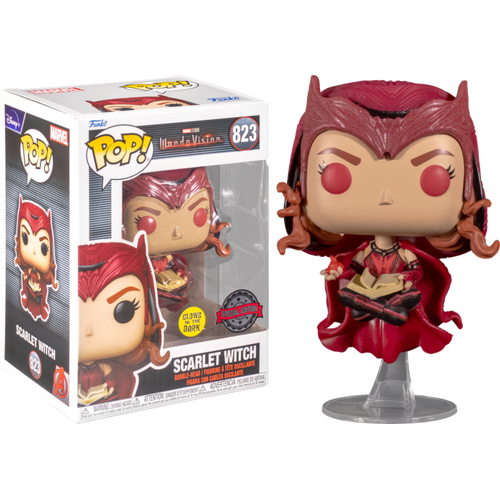 WandaVision - Scarlet Witch Glow US Exclusive Pop! Vinyl [RS] #823