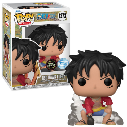 POP! Vinyl One Piece - Luffy Gear Two #1269 CHASE EDITION with Pop Protector