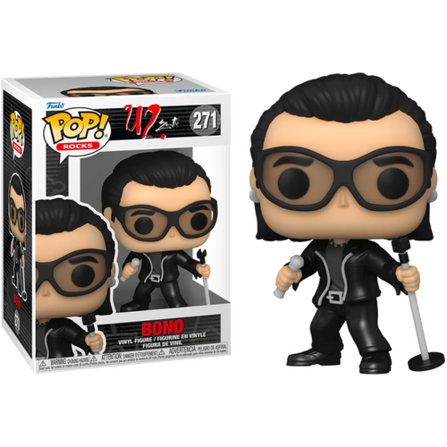 POP! Vinyl U2 - Bono (with mic) #271 *not mint box