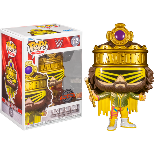 WWE - Macho Man Wrestlemania 6 Metallic Pop! Vinyl Figure 112