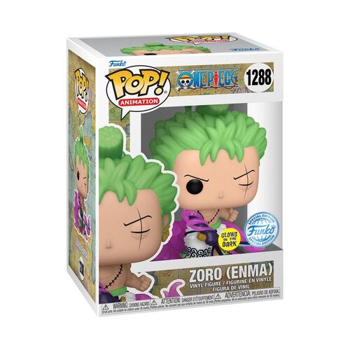 One Piece - Zoro with Enma US Exclusive Glow Pop! Vinyl [RS] #1288