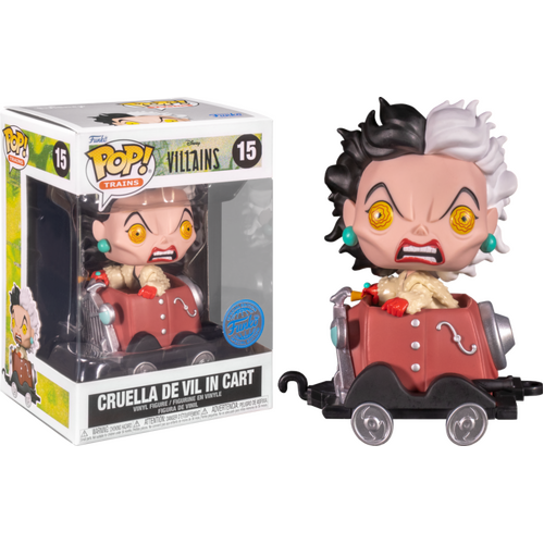 POP! Vinyl Disney Villains - Cruella De Vil in Cart Special Edition #15