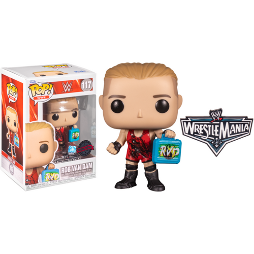 WWE - Rob Van Dam with Money in the Bank Briefcase Pop! Vinyl Figure with Enamel Pin 117