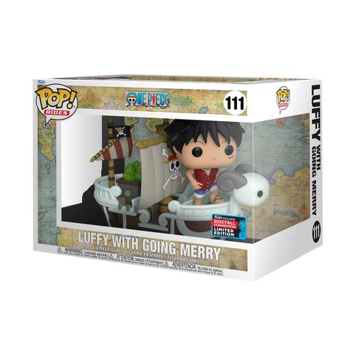 One Piece - Luffy with Going Merry NYCC 2022 US Exclusive Pop! Ride [RS] #111