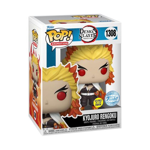 Demon Slayer - Rengoku Glow US Exclusive Pop! Vinyl [RS] #1308