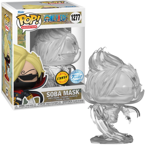 POP! Vinyl One Piece - Soba Mask #1277 CHASE EDITION with Pop Protector