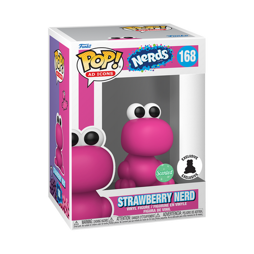 Funko pop Strawberry Nerd #168 Scented Vinyl Figure Exclusive Ad Icons Nerd