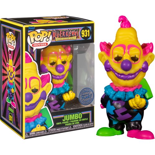 Killer Klowns from Outer Space - Jumbo Blacklight #931 POP! Vinyl 