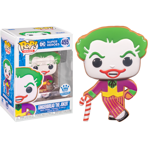 POP! Vinyl DC Super Heroes - Gingerbread The Joker Exclusive #455