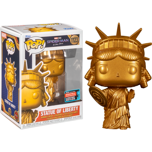 Spider-Man: No Way Home - Lady Liberty with Shield NYCC 2022 US Exclusive #1123 Pop! Vinyl [RS] 