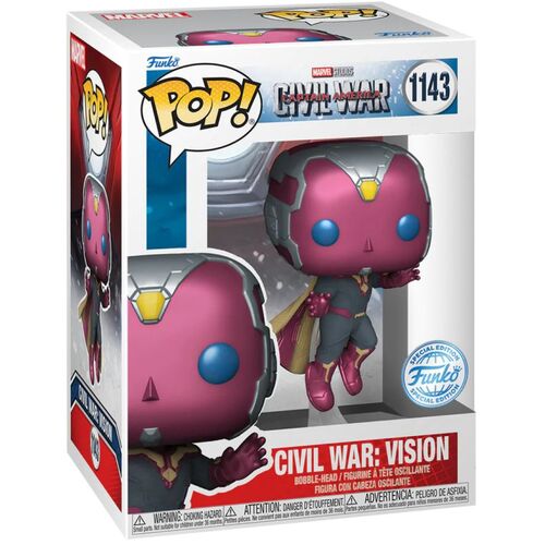 Captain America 3: Civil War - Vision Build-A-Scene US Exclusive Pop! Vinyl [RS] #1143